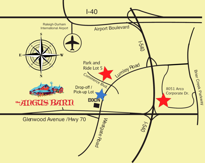 Walk for Hope Parking Map